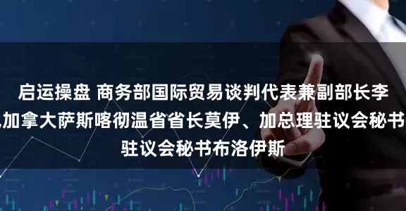 启运操盘 商务部国际贸易谈判代表兼副部长李成钢会见加拿大萨斯喀彻温省省长莫伊、加总理驻议会秘书布洛伊斯